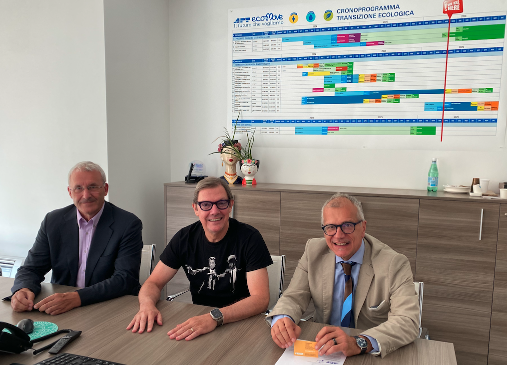 Da sinistra Franco Baritussio, Luca Di Benedetto e Piero Mauro Zanin