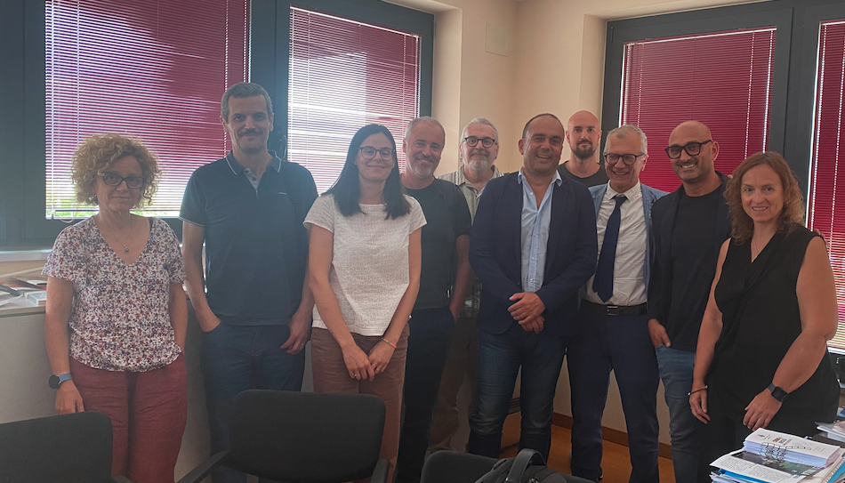 La foto di gruppo al termine dell'incontro di Maniago