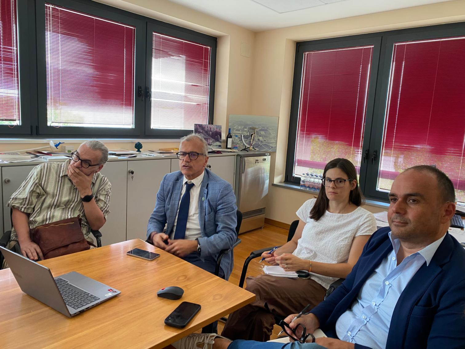 Un momento della riunione operativa a Maniago
